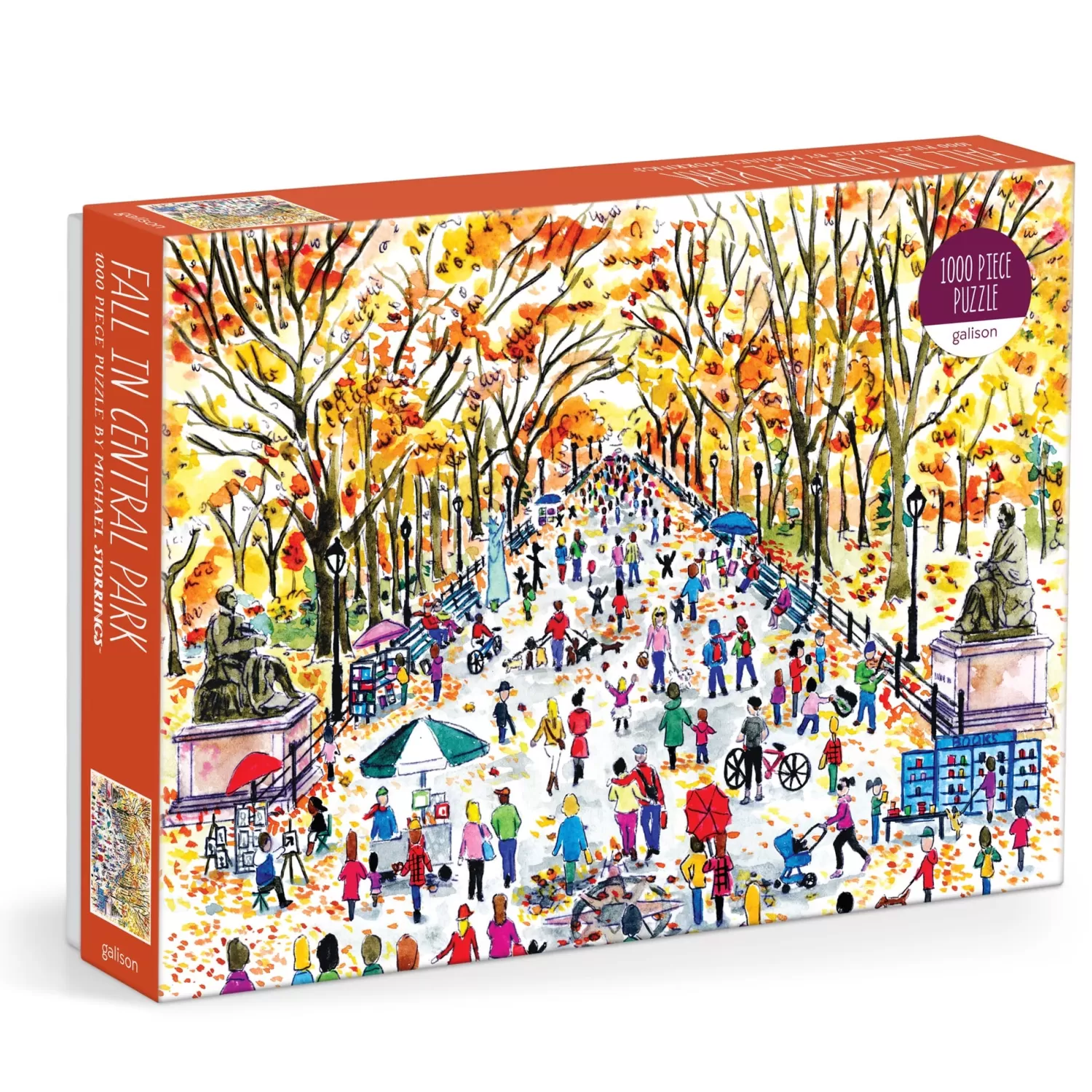 1000 Piece Puzzles*Galison Michael Storrings Fall In Central Park 1000 Piece Puzzle