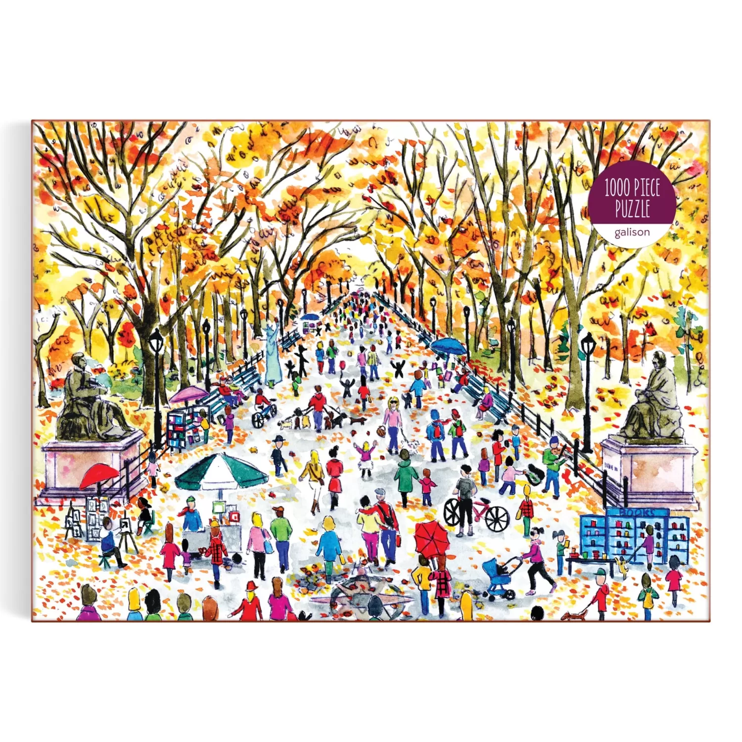 1000 Piece Puzzles*Galison Michael Storrings Fall In Central Park 1000 Piece Puzzle