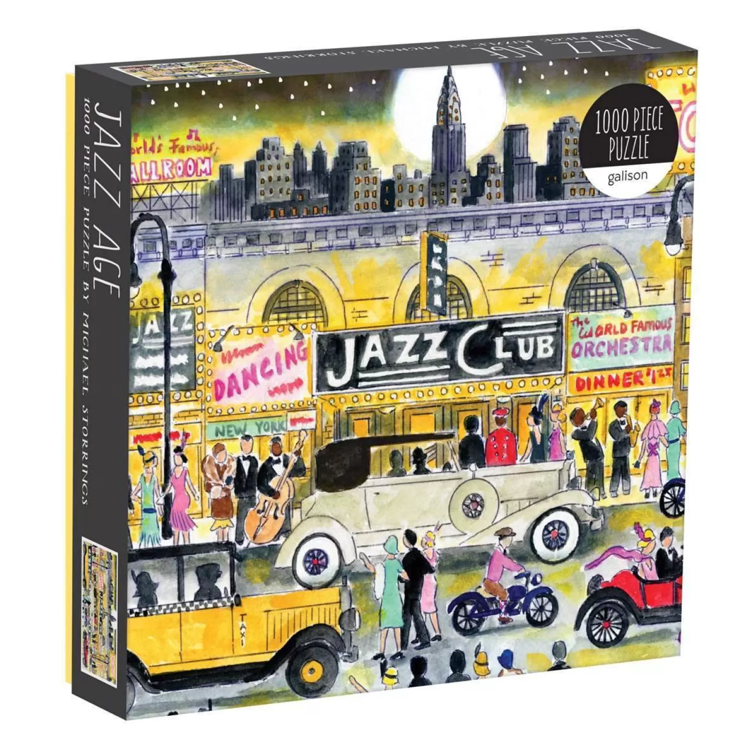 1000 Piece Puzzles*Galison Michael Storrings Jazz Age 1000 Piece Jigsaw Puzzle