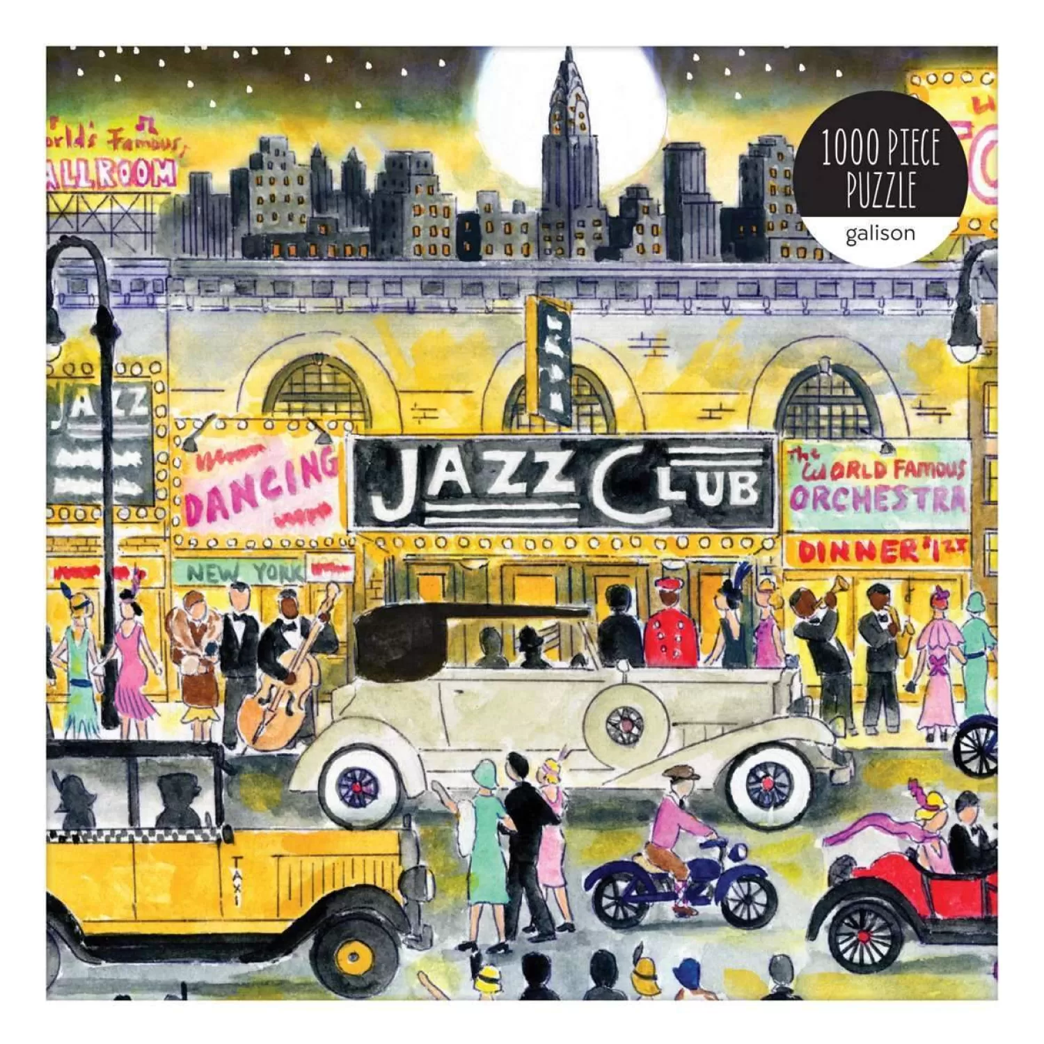 1000 Piece Puzzles*Galison Michael Storrings Jazz Age 1000 Piece Jigsaw Puzzle