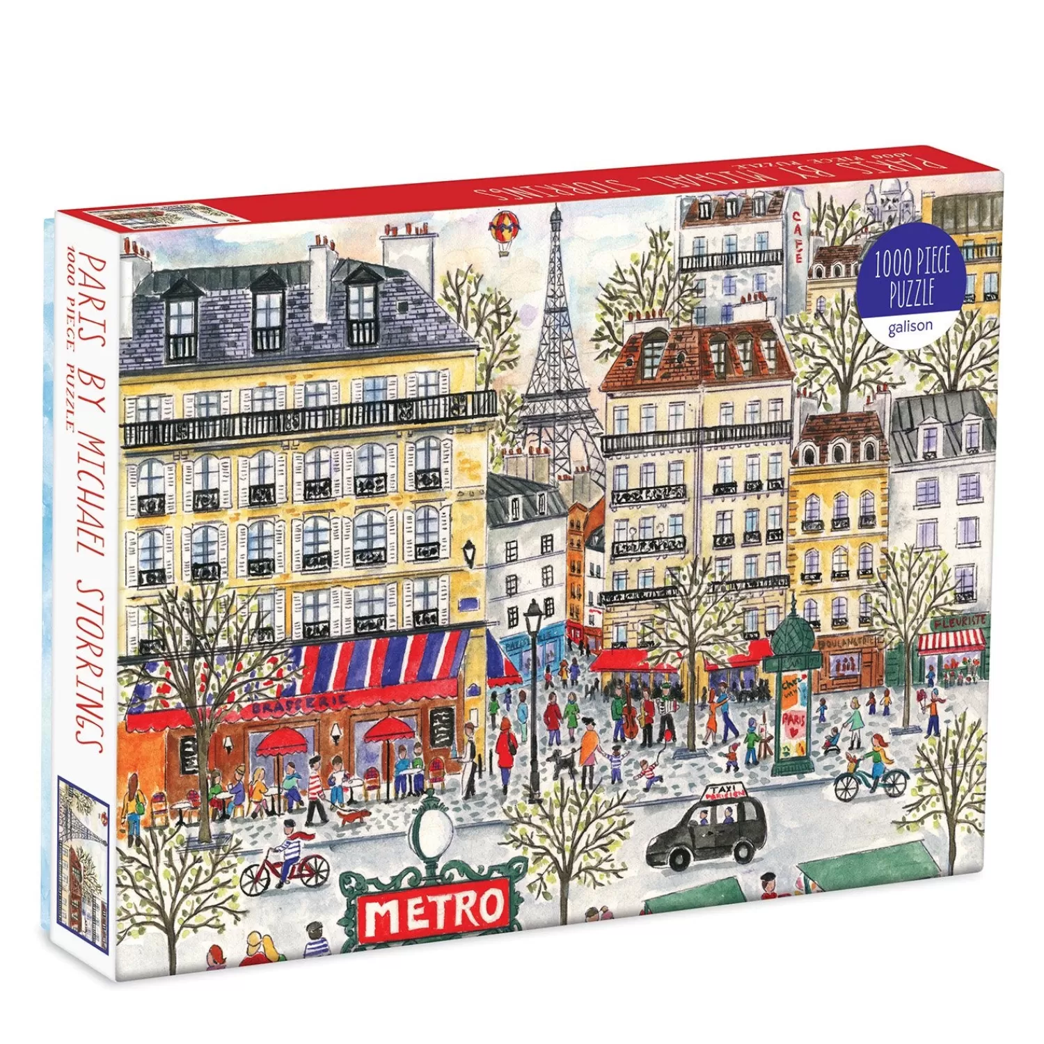 1000 Piece Puzzles*Galison Michael Storrings Paris 1000 Piece Jigsaw Puzzle