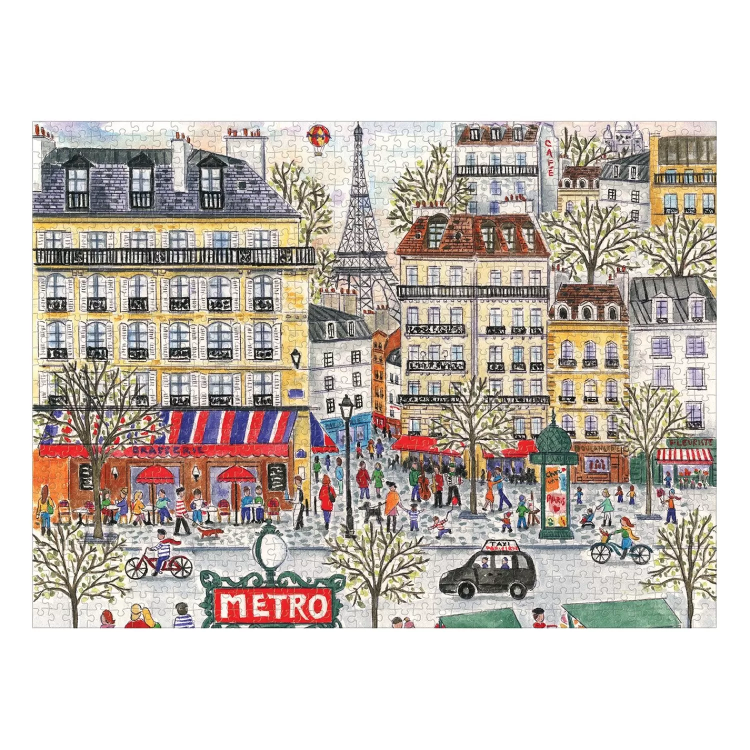 1000 Piece Puzzles*Galison Michael Storrings Paris 1000 Piece Jigsaw Puzzle