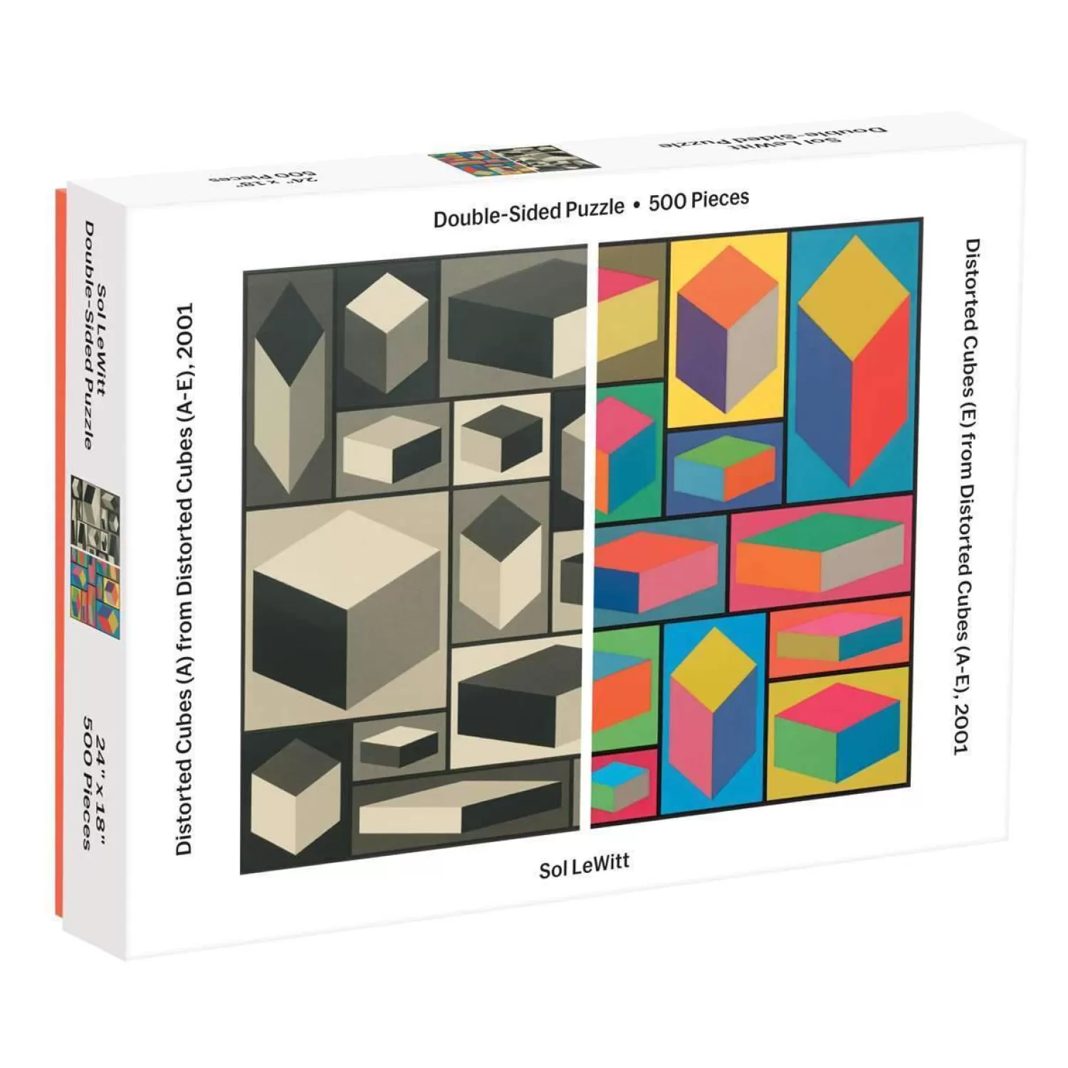 500 Piece Puzzles*Galison Moma Sol Lewitt Double-Sided 500 Piece Jigsaw Puzzle