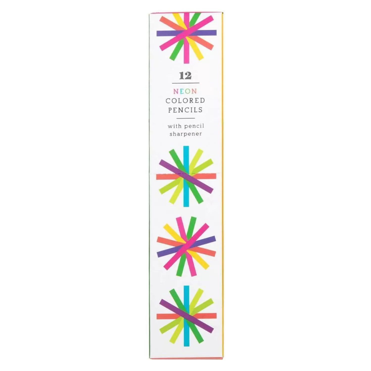 Pens & Pencils*Galison Neon Colored Pencil Set With Sharpener