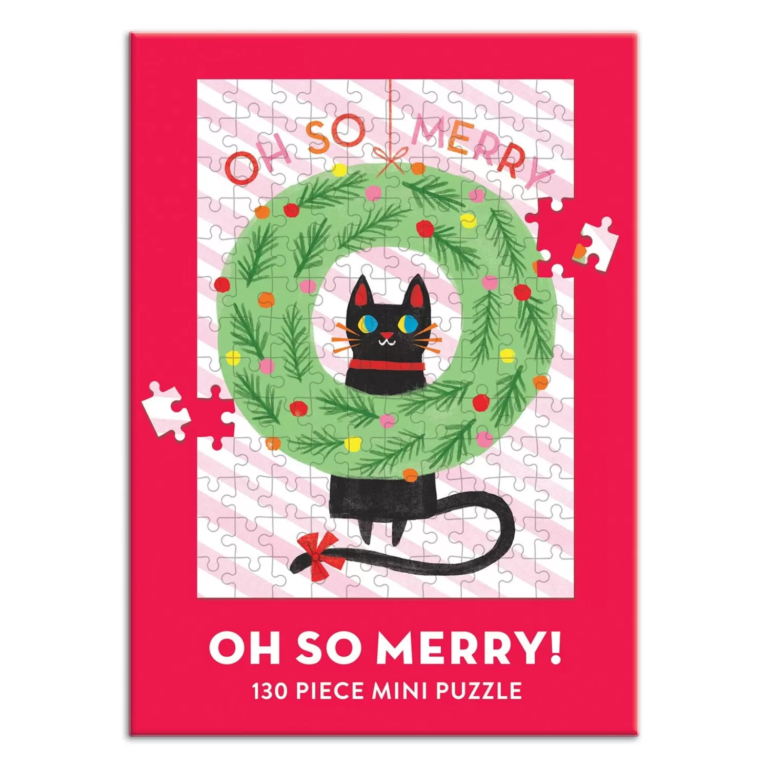 100 Piece Puzzles*Galison Oh So Merry 100 Piece Mini Jigsaw Puzzle