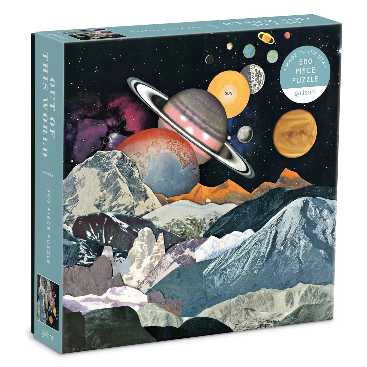 500 Piece Puzzles*Galison Out Of This World 500 Piece Jigsaw Puzzle