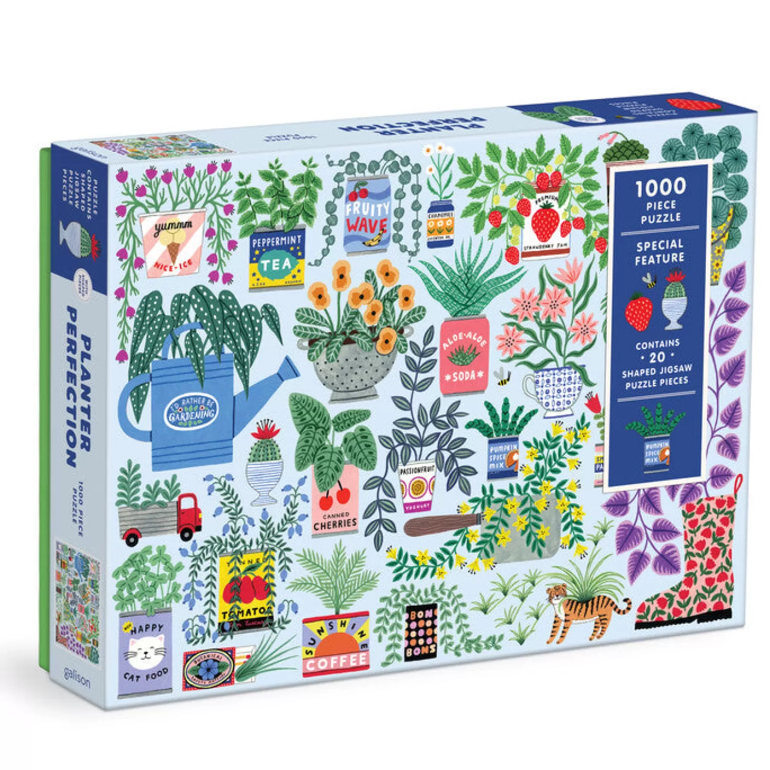 1000 Piece Puzzles*Galison Planter Perfection 1000 Piece Puzzle With Shaped Pieces