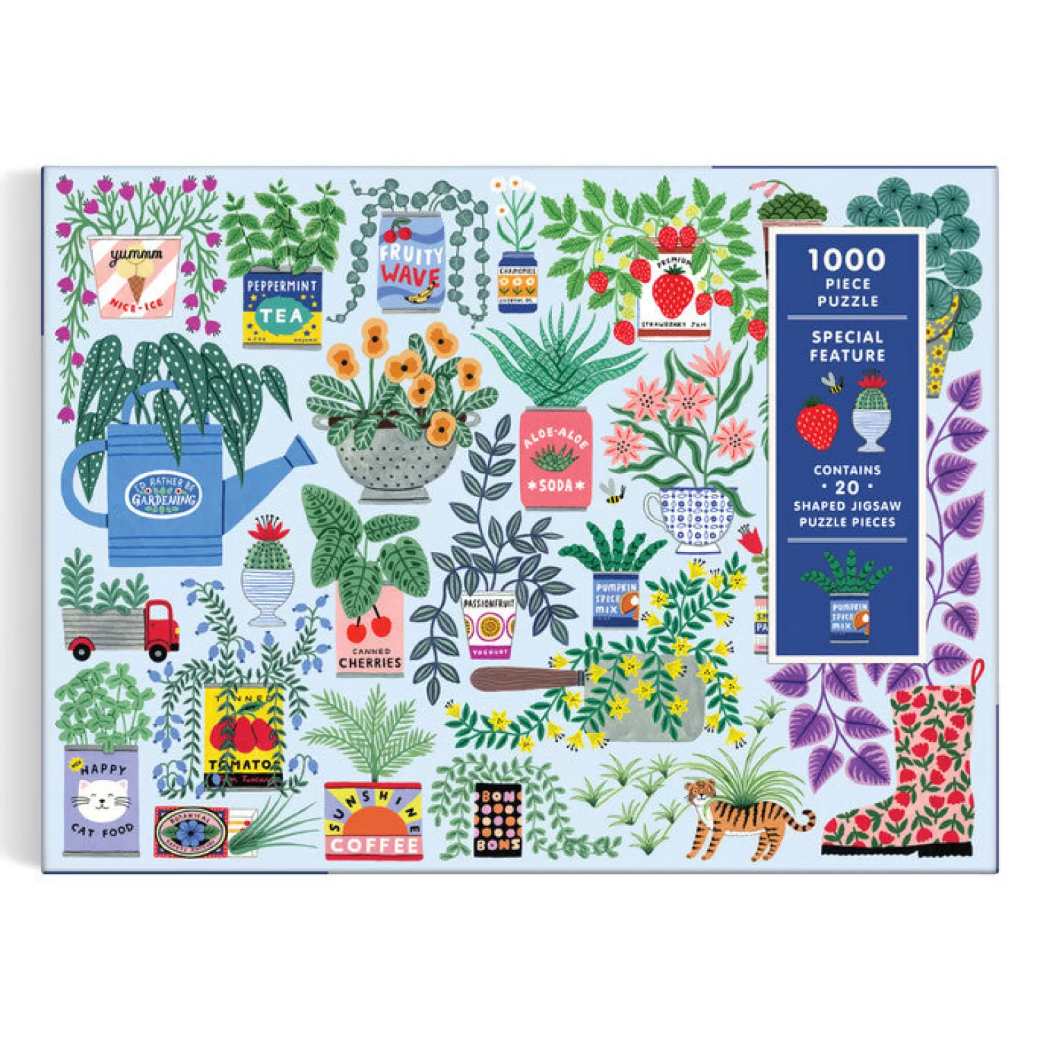 1000 Piece Puzzles*Galison Planter Perfection 1000 Piece Puzzle With Shaped Pieces