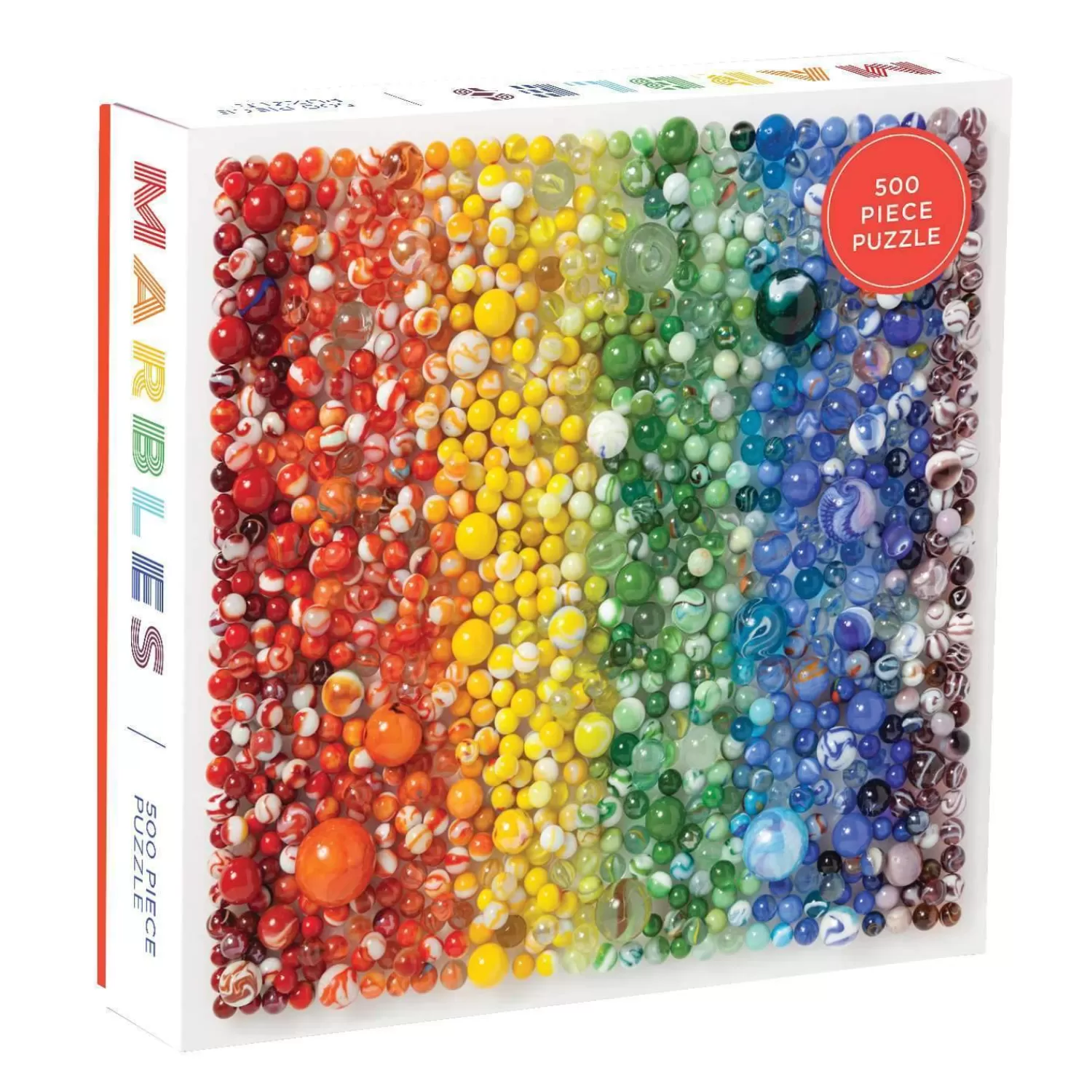 500 Piece Puzzles*Galison Rainbow Marbles 500 Piece Jigsaw Puzzle