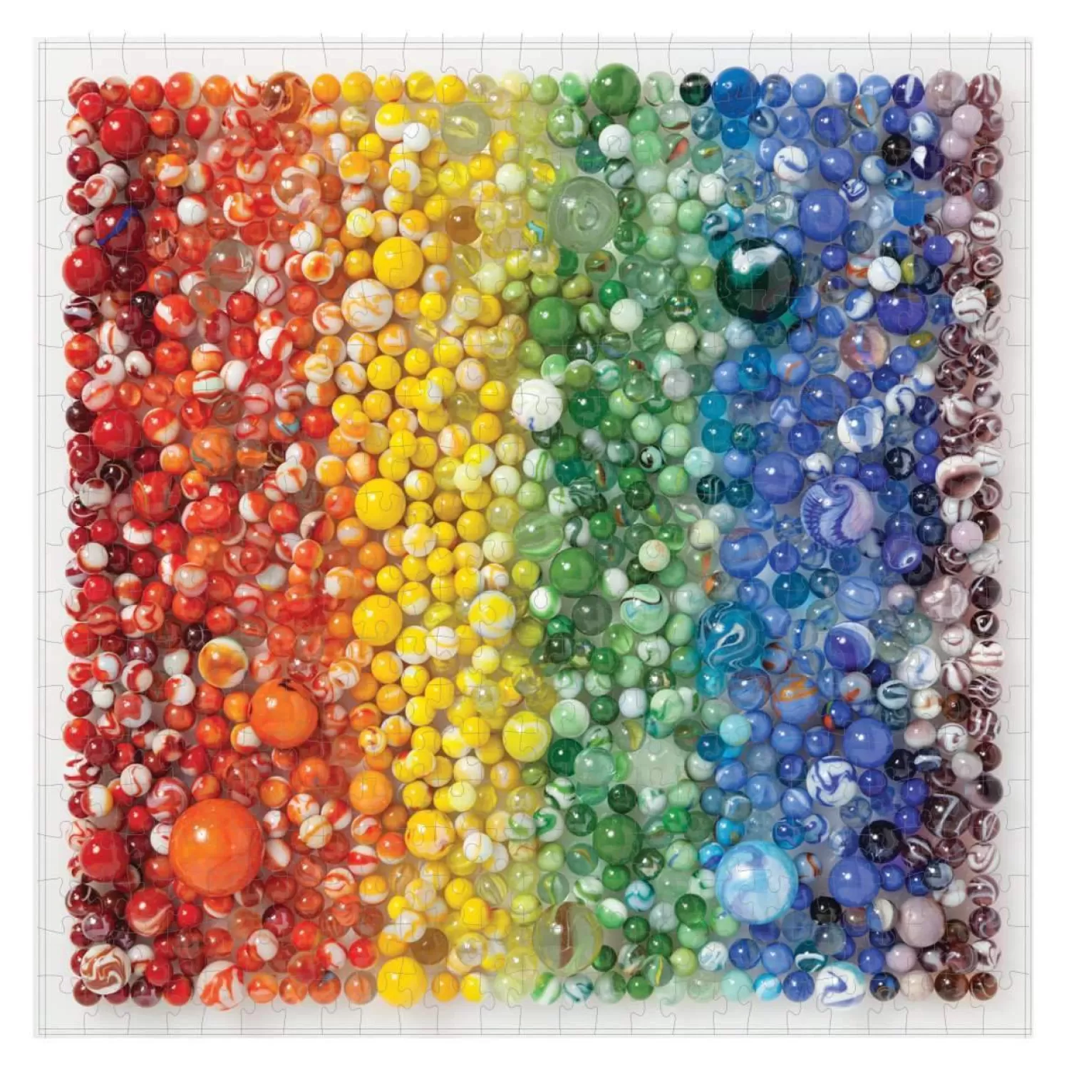 500 Piece Puzzles*Galison Rainbow Marbles 500 Piece Jigsaw Puzzle