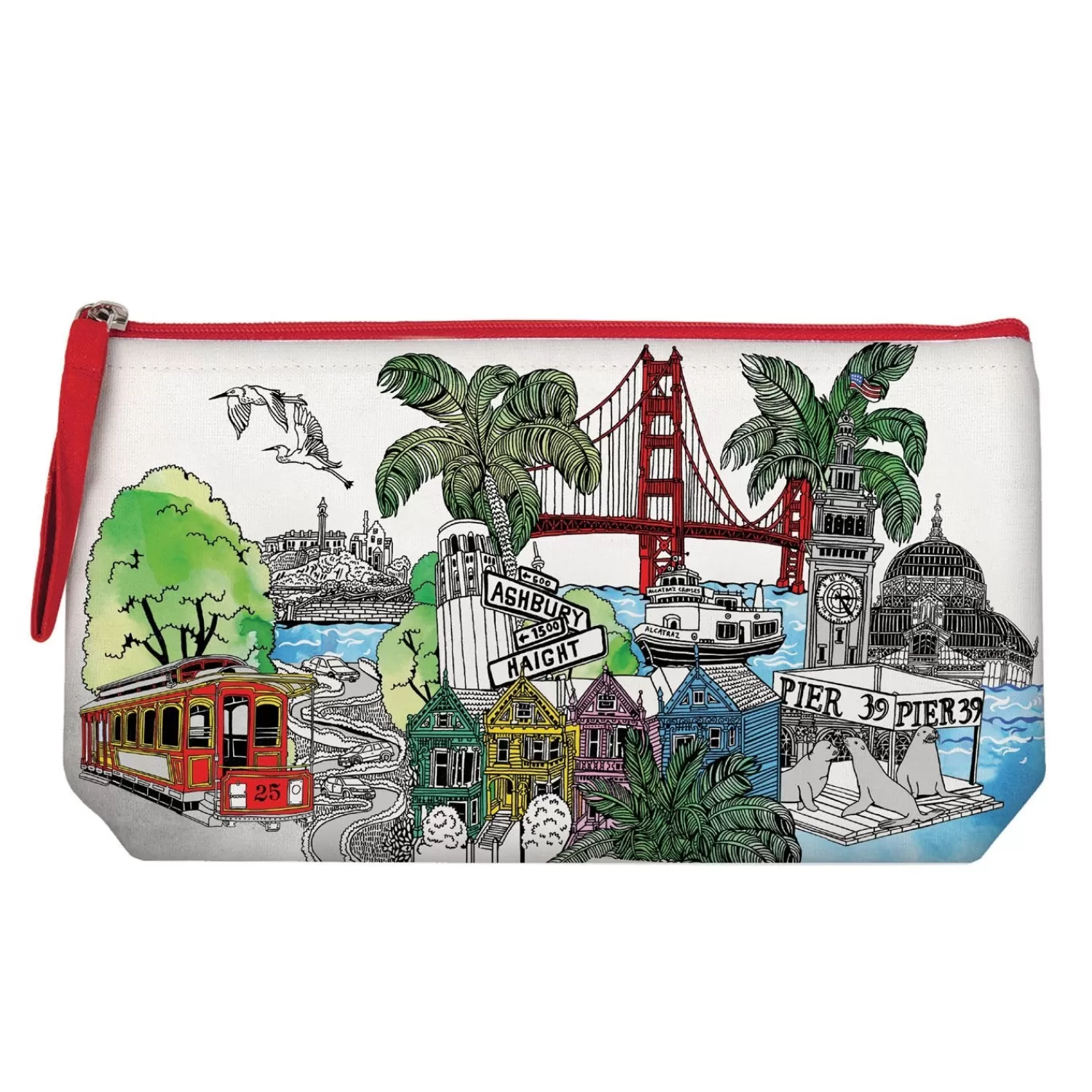 Pens & Pencils*Galison San Francisco Handmade Pouch