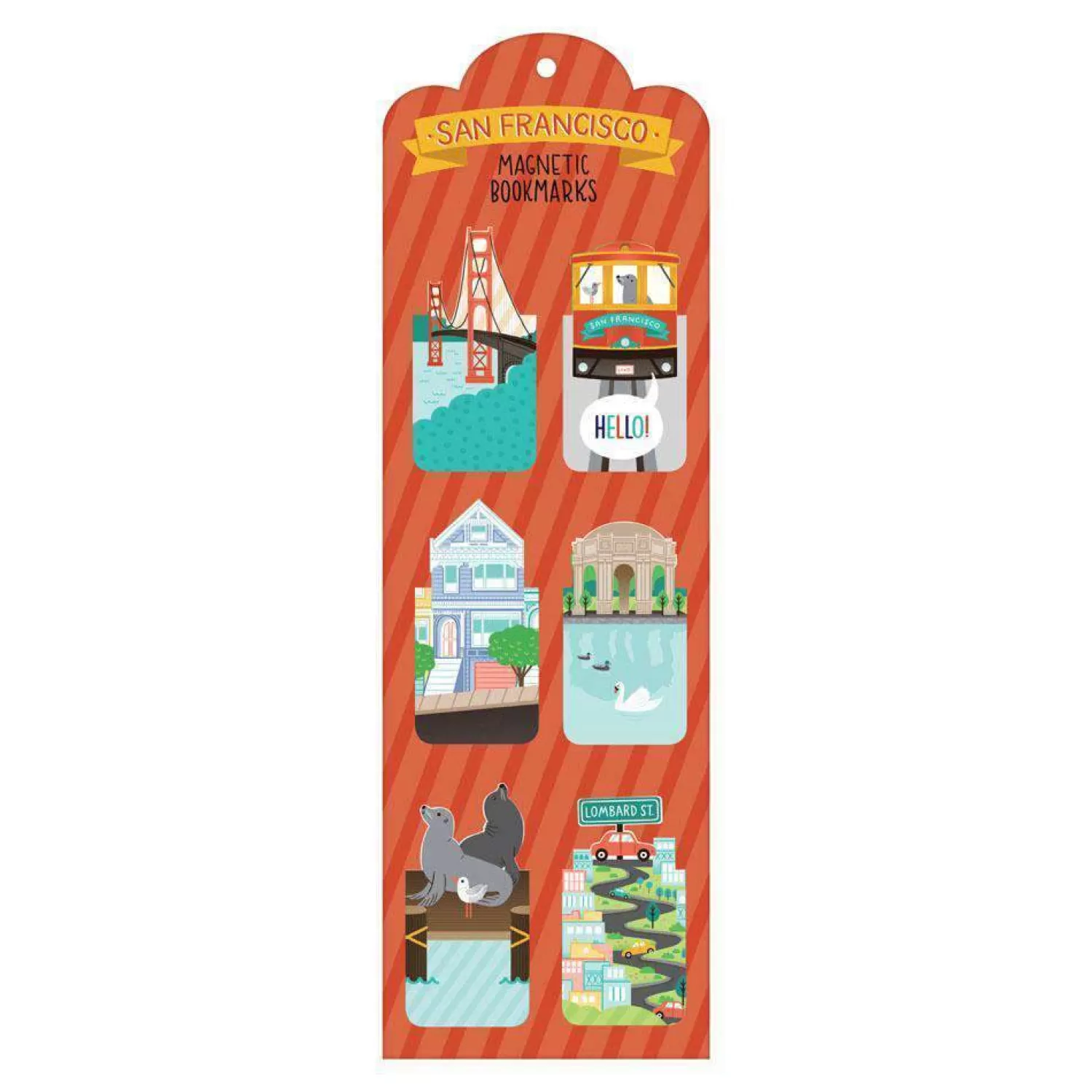 Bookmarks*Galison San Francisco Magnetic Bookmarks