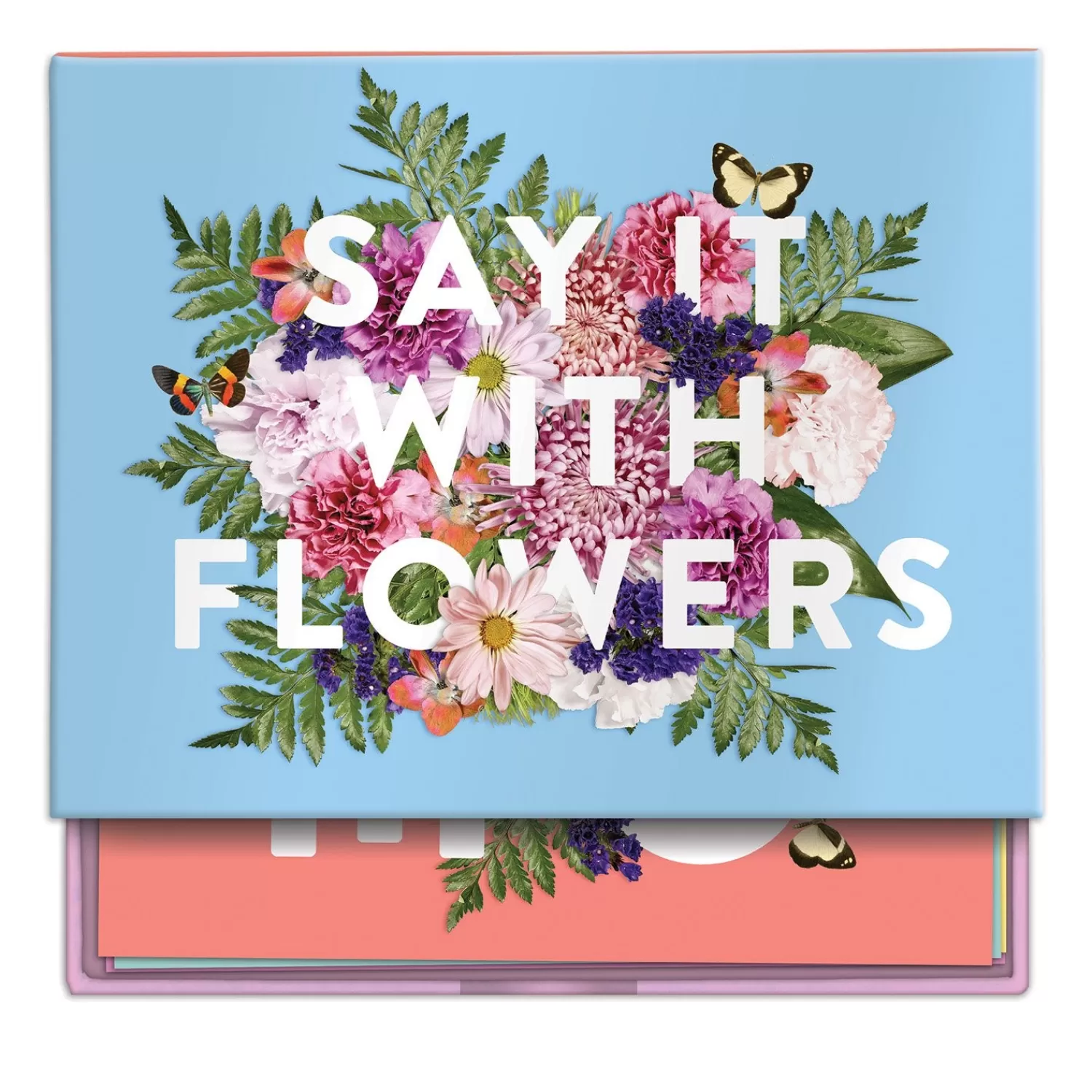 Greeting & Note Cards*Galison Say It With Flowers Greeting Assortment Notecard Box