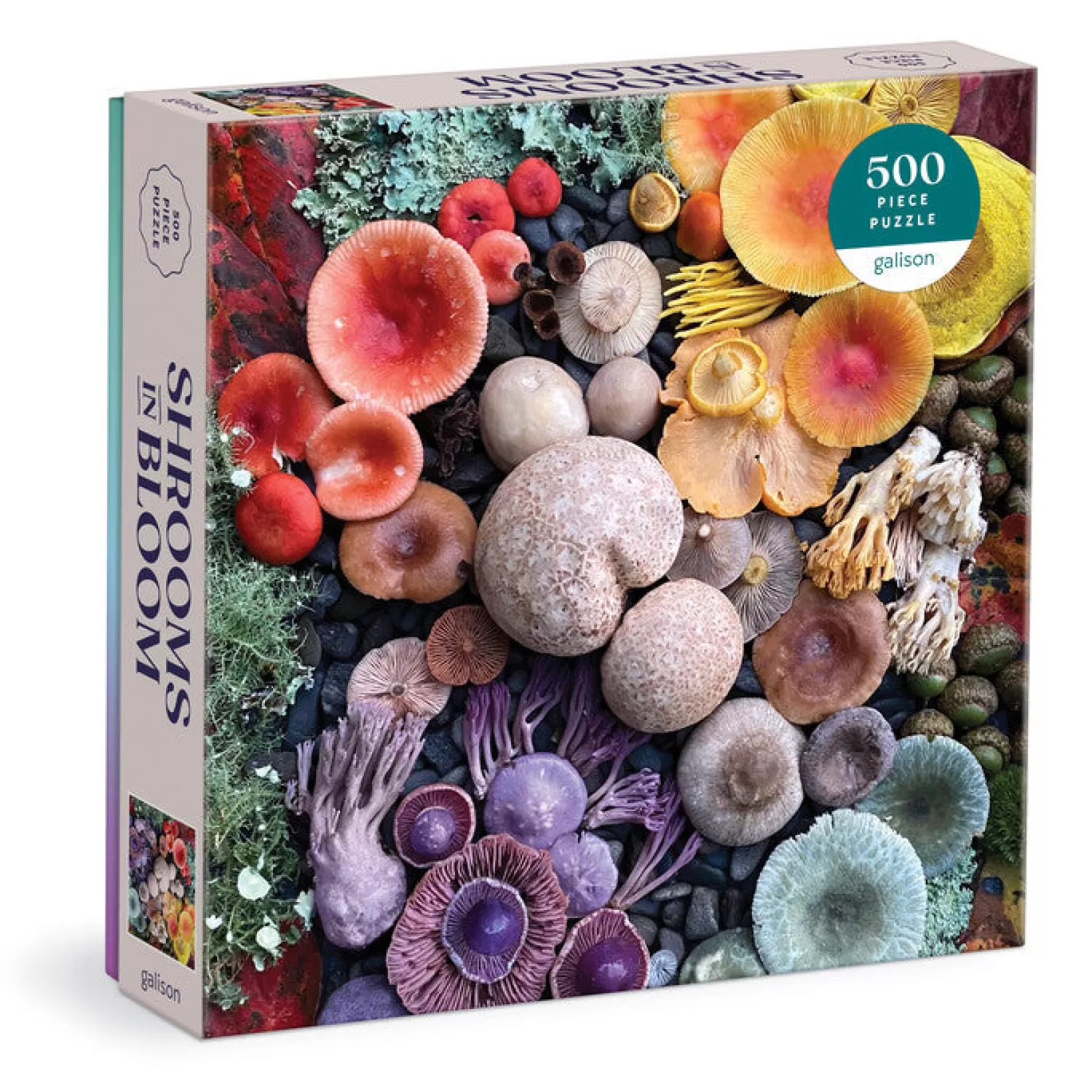 500 Piece Puzzles*Galison Shrooms In Bloom 500 Piece Puzzle