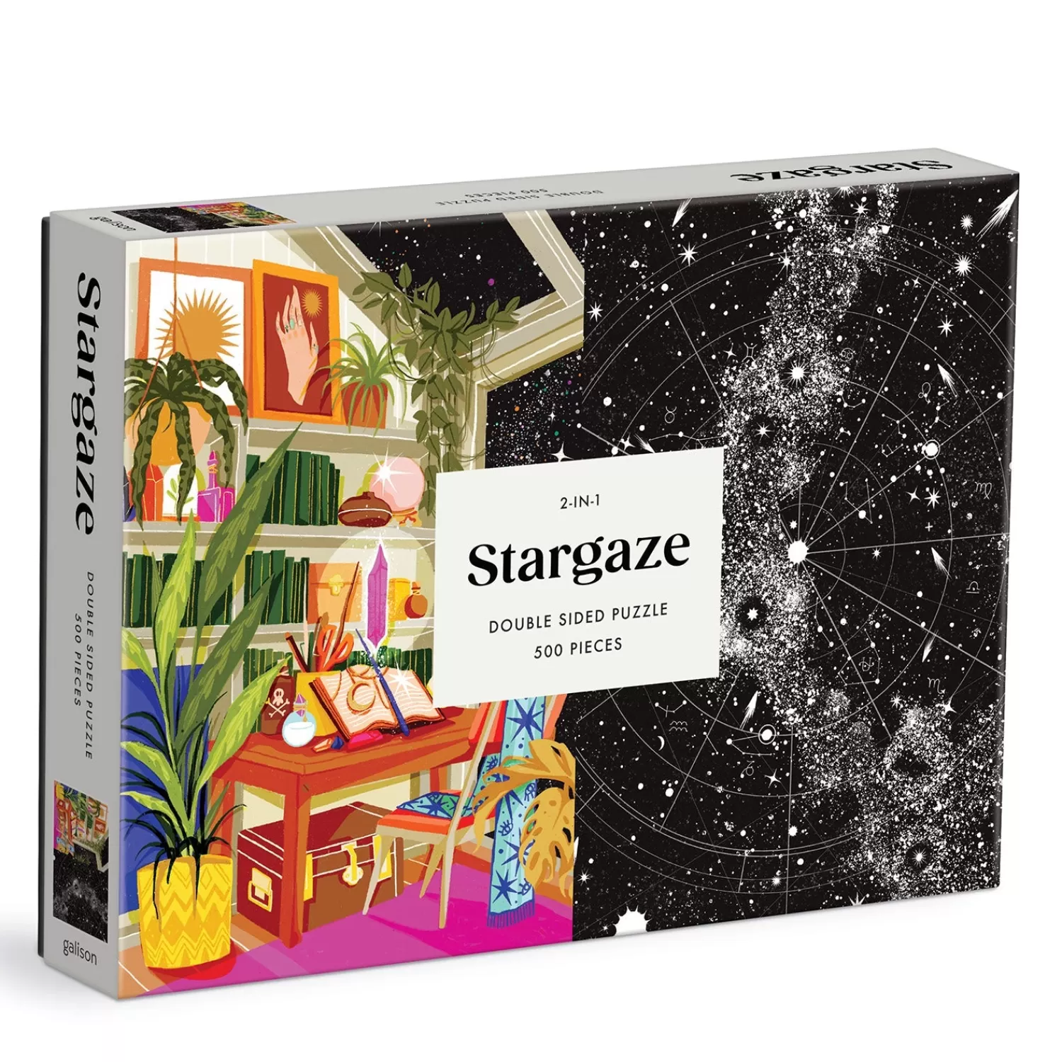 500 Piece Puzzles*Galison Stargaze 500 Piece Double Sided Puzzle