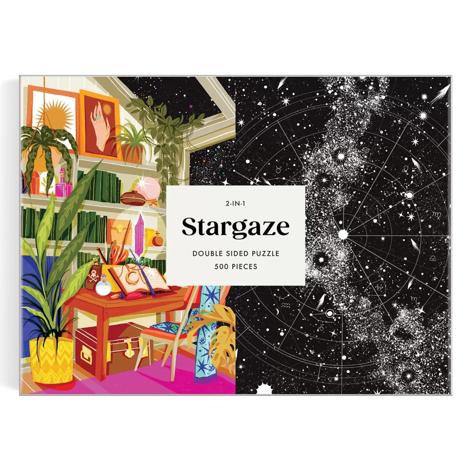 500 Piece Puzzles*Galison Stargaze 500 Piece Double Sided Puzzle