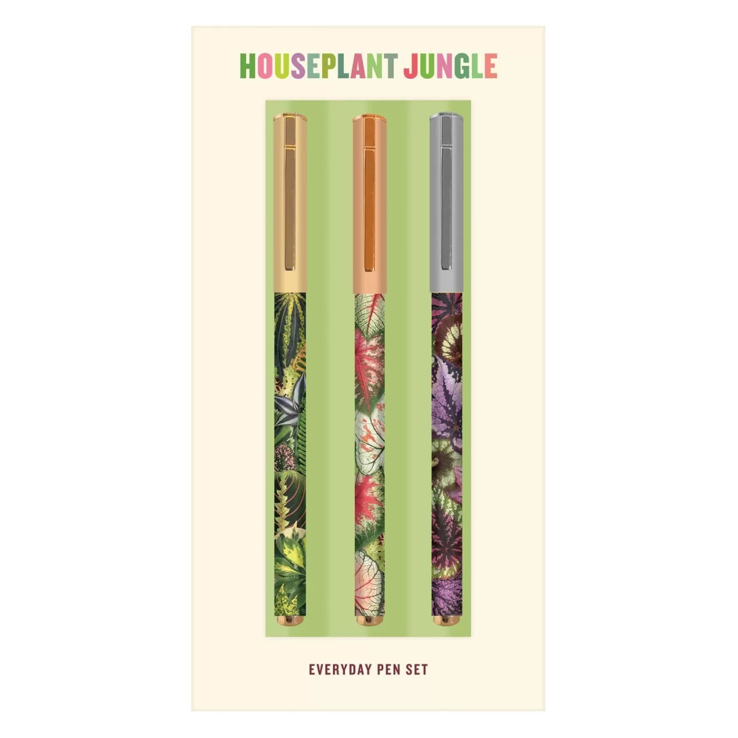 Pens & Pencils*Galison Troy Litten Houseplant Jungle Pen Set