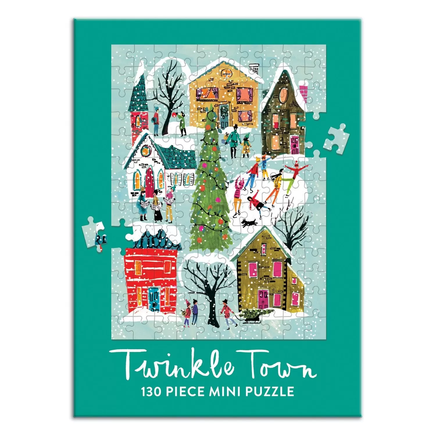 100 Piece Puzzles*Galison Twinkle Town 100 Piece Mini Jigsaw Puzzle