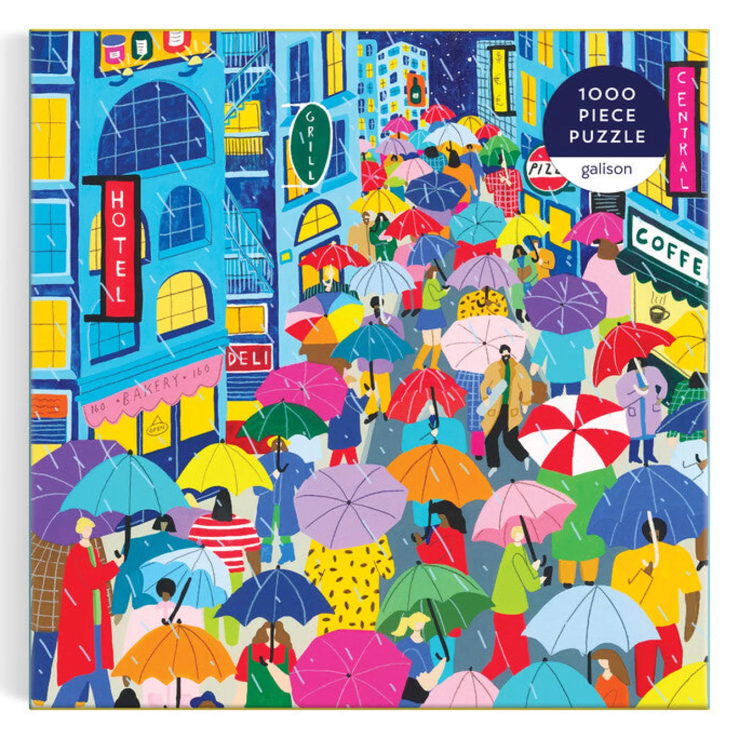 1000 Piece Puzzles*Galison Umbrella Lane 1000 Piece Puzzle